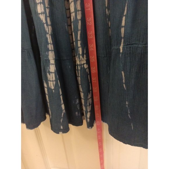 Women's Kaktus Ombre Blue/White Drop Waist Maxi Tank Dress Size Medium - Picture 7 of 8